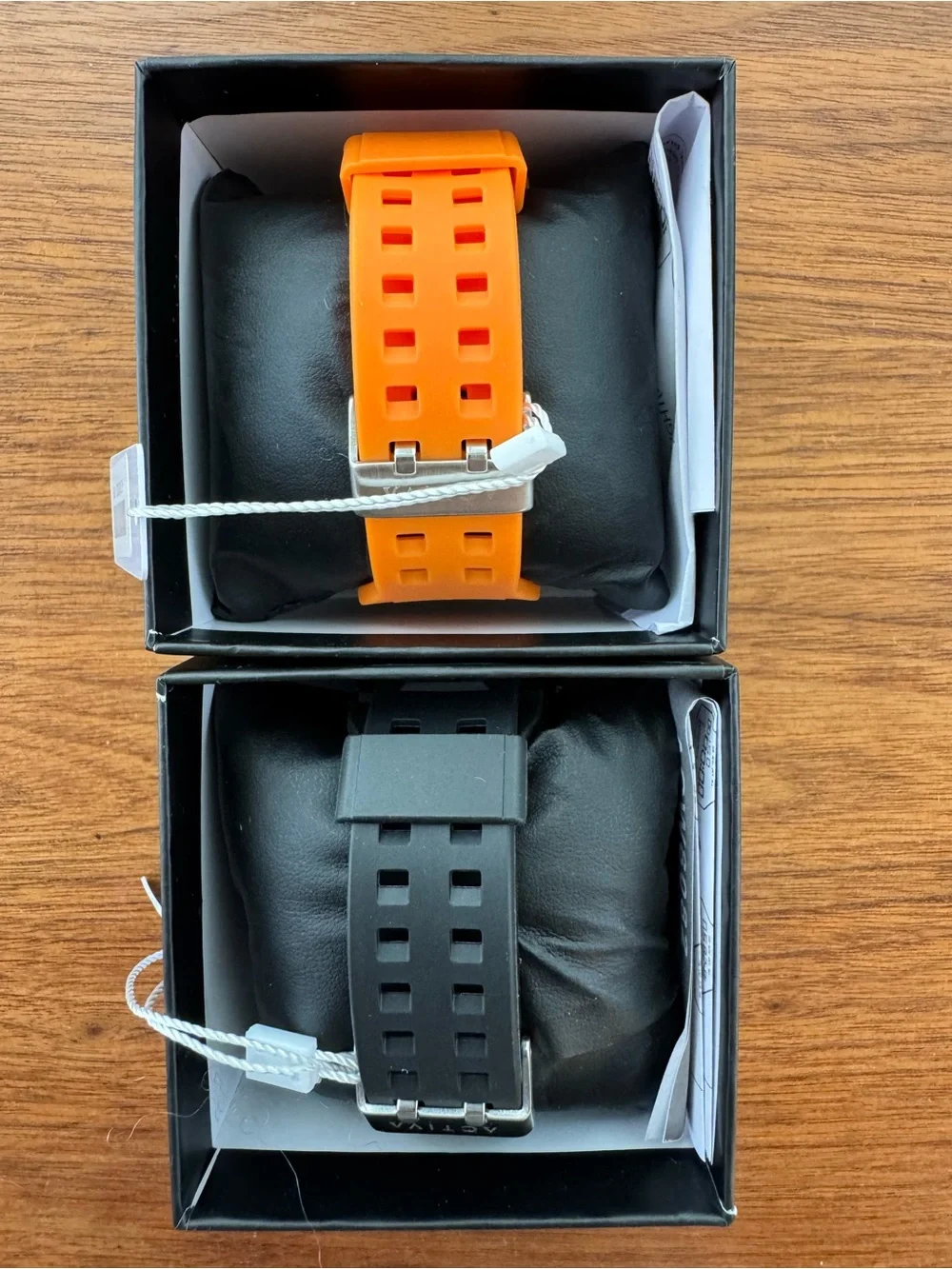 Two Activa Digital Sports 50 mm Watch Bundle! Black & Orange + Black & Red